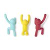 Вешалки-крючки Buddy 3 шт. разноцветные яркие, Umbra, фото 