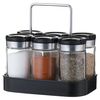 Набор из 6 банок для специй с подставкой Spice Box, 100 мл, Smart Solutions, фото 