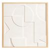Панно декоративное с эффектом 3D Minimalism, 60х60 см, белый\бежевый, Bergenson Bjorn, фото 