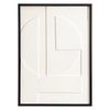 Панно декоративное с эффектом 3D Minimalism, 50х70 см, белый\бежевый, Bergenson Bjorn, фото 