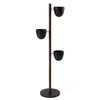 Подставка для цветов Floristand Planter с горшками 3 шт, темный орех, Umbra, фото 