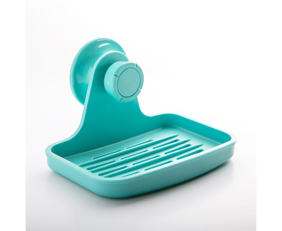 Купить Мыльница для душа настенная Flex ярко-голубая, Umbra (арт ...