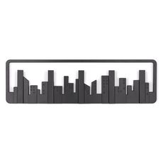 Вешалка настенная Skyline черная, Umbra, фото 