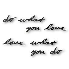 Надпись декоративная Do what you love настенная черная, Umbra, фото 