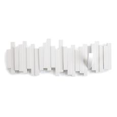 Вешалка настенная Sticks белая, Umbra, Цвет: Белый, фото 