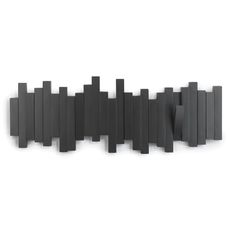 Вешалка настенная Sticks черная, Umbra, Цвет: черный, фото 