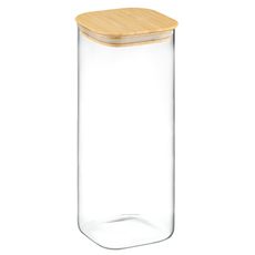 Банка для хранения  с крышкой из бамбука, 1900 мл, Smart Solutions, фото 