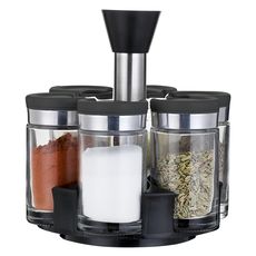 Набор из 6 банок для специй с подставкой Scented Jar, 100 мл, Smart Solutions, фото 