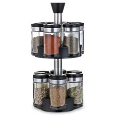 Набор из 12 банок для специй с подставкой Scented Jar, 100 мл, Smart Solutions, фото 
