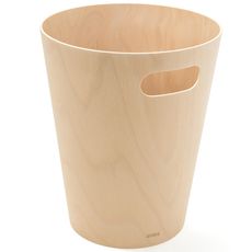 Корзина для мусора Woodrow натуральное дерево, Umbra, фото 