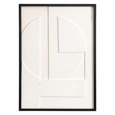 Панно декоративное с эффектом 3D Minimalism, 50х70 см, белый\бежевый, Bergenson Bjorn, фото 