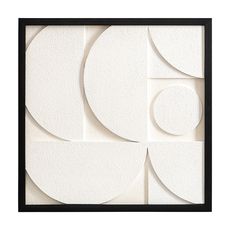 Панно декоративное с эффектом 3D Minimalism, 40х40 см, белый, Bergenson Bjorn, фото 