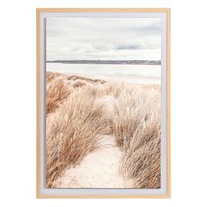 Панно декоративное Sand с бежевой рамой, 50х70 см, Bergenson Bjorn, фото 