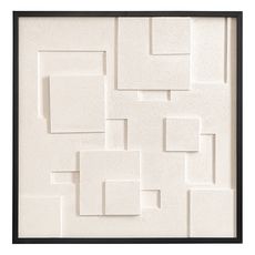 Панно декоративное с эффектом 3D Minimalism, с черной рамой, 60х60 см, Bergenson Bjorn, фото 