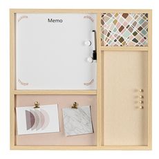 Доска для заметок Memo, 51х51 см, натуральное дерево, Bergenson Bjorn, фото 