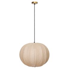 Светильник подвесной Texture Rib, ?48 см, бежевый, Bergenson Bjorn, фото 