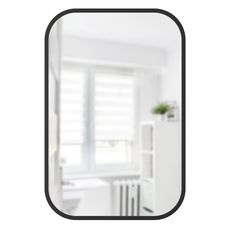 Зеркало прямоугольное Hub 61 х 91 см черное, Umbra, фото 