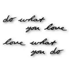 Надпись декоративная Do what you love настенная черная, Umbra, фото 