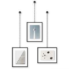 Мультирамка Fotochain, 3 элемента 20 х 25 см, черная, Umbra, фото 