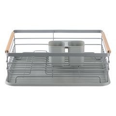 Сушилка для посуды Granli, 43x30,5x14 см, серая, Smart Solutions, фото 