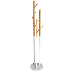 Вешалка напольная Solheim, 171 см, белый мрамор/натуральное дерево, Bergenson Bjorn, фото 