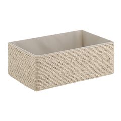 Корзина для хранения Lian, 26х16х10 см, светло-бежевая, Bergenson Bjorn, фото 