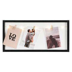 Рамка для фотографий с подсветкой Everyday, 23х49 см, черная, Bergenson Bjorn, фото 