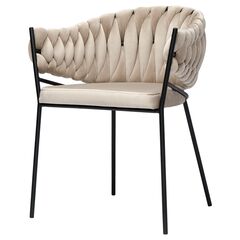 Кресло Lind, велюр, бежевое, Bergenson Bjorn, фото 