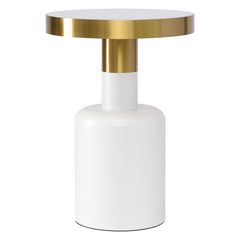 Столик журнальный Froud, ?35 см, белый, Bergenson Bjorn, фото 