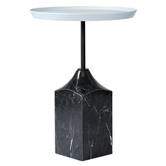 Столик кофейный Sustainable collection, ?37,7 см, серый/черно-белый, Bergenson Bjorn, фото 