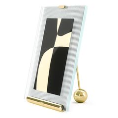 Фоторамка Flute, 16х20 см, латунь, Umbra, фото 