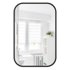 Зеркало прямоугольное Hub 61 х 91 см черное, Umbra, фото 