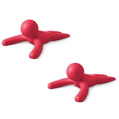 Набор из 2 дверных стопперов Buddy красный, Umbra, фото 