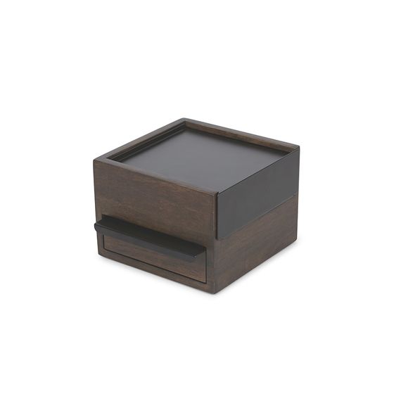 Шкатулка для украшений Stowit Mini чёрная, Umbra, фото 