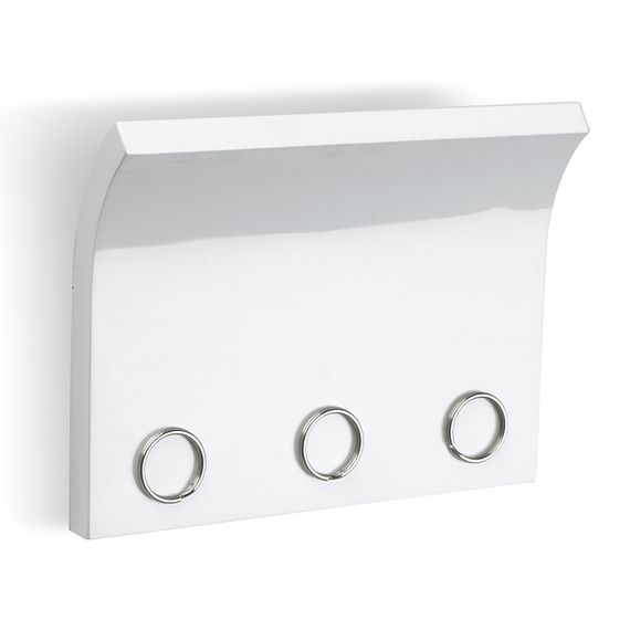 Держатель для ключей и писем Magnetter белый, Umbra, фото 