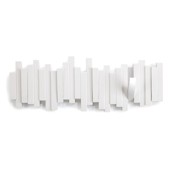 Вешалка настенная Sticks белая, Umbra, Цвет: Белый, фото 