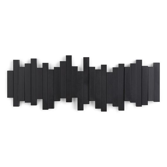 Вешалка настенная Sticks черная, Umbra, Цвет: черный, фото , изображение 6