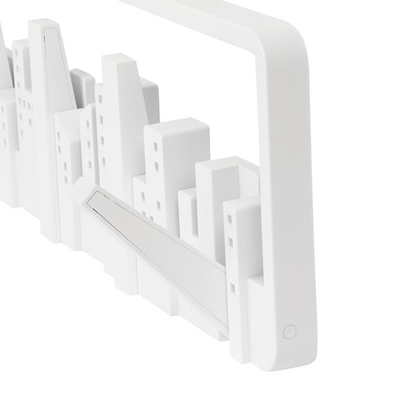 Вешалка настенная Skyline белая, Umbra, фото , изображение 5