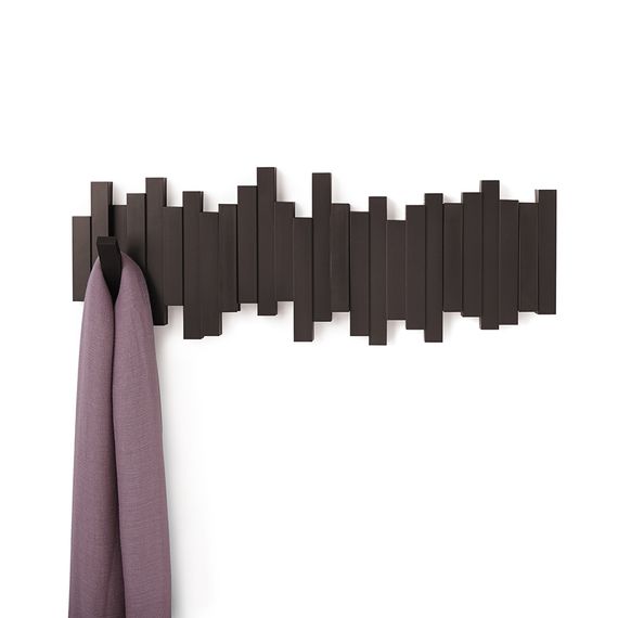 Вешалка настенная Sticks эспрессо, Umbra, Цвет: коричневый, фото , изображение 6