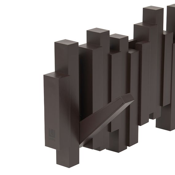 Вешалка настенная Sticks эспрессо, Umbra, Цвет: коричневый, фото , изображение 10