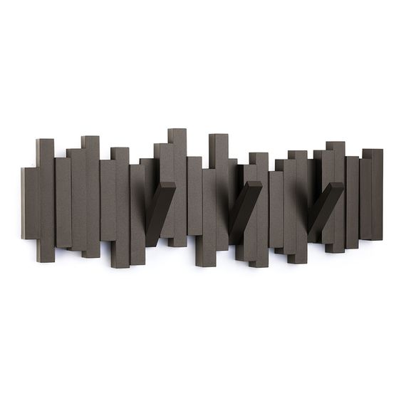 Вешалка настенная Sticks эспрессо, Umbra, Цвет: коричневый, фото , изображение 7