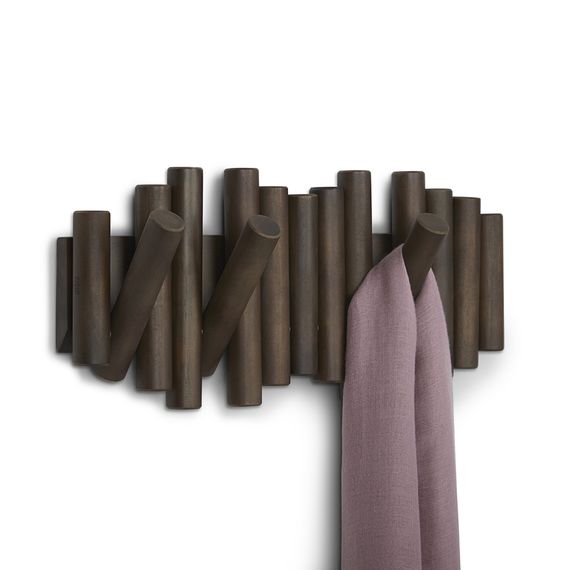 Вешалка настенная PICKET состаренный орех, Umbra, фото , изображение 2