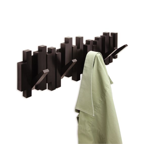 Вешалка настенная Sticks эспрессо, Umbra, Цвет: коричневый, фото , изображение 5