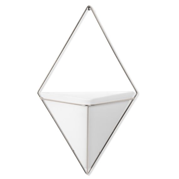 Декор для стен Trigg, большой, белый/никель, Umbra, фото , изображение 8