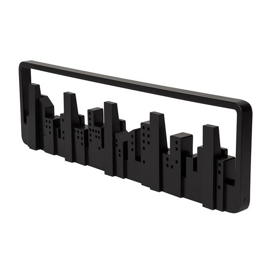 Вешалка настенная Skyline черная, Umbra, фото , изображение 6