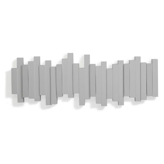 Вешалка настенная Sticks серая, Umbra, Цвет: серый, фото , изображение 4