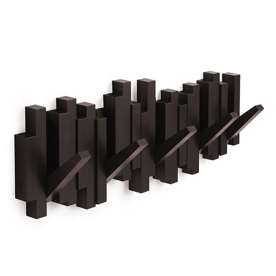 Вешалка настенная Sticks эспрессо, Umbra, Цвет: коричневый, фото , изображение 8