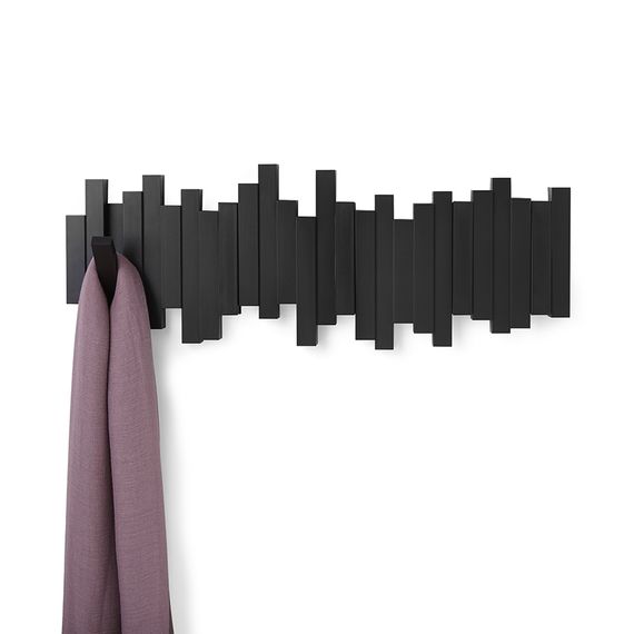 Вешалка настенная Sticks черная, Umbra, Цвет: черный, фото , изображение 5