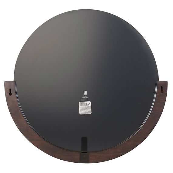 Зеркало настенное Mira D57 см темное дерево, Umbra, фото , изображение 4