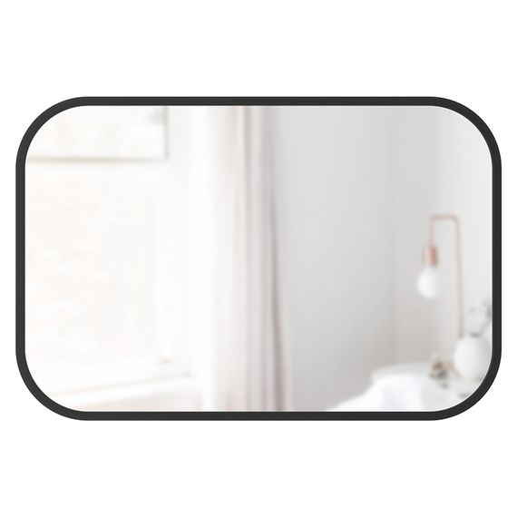 Зеркало прямоугольное Hub 61 х 91 см черное, Umbra, фото , изображение 3